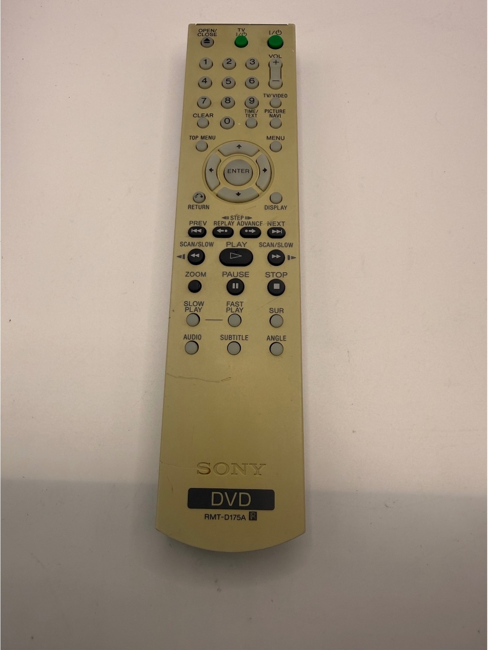Sony RMT-D175A DVD Remote Control